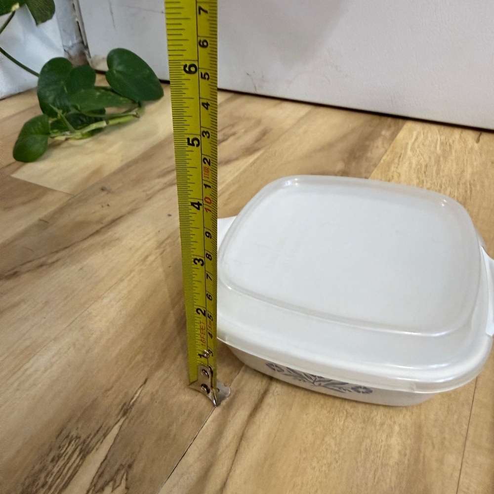 Corningware White Petite Pan with Blue Design - Picture 11 of 13
